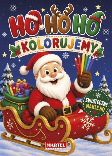 HO HO HO Kolorujemy z naklejkami