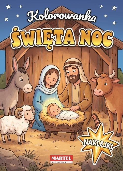 Święta noc z naklejkami, praca zbiorowa