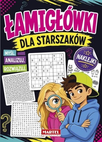 Łamigłówki dla starszaków z naklejkami