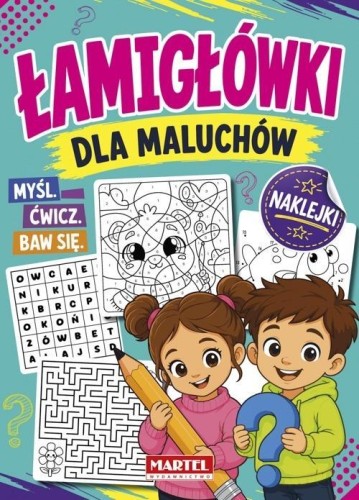 Łamigłówki dla maluchów z naklejkami