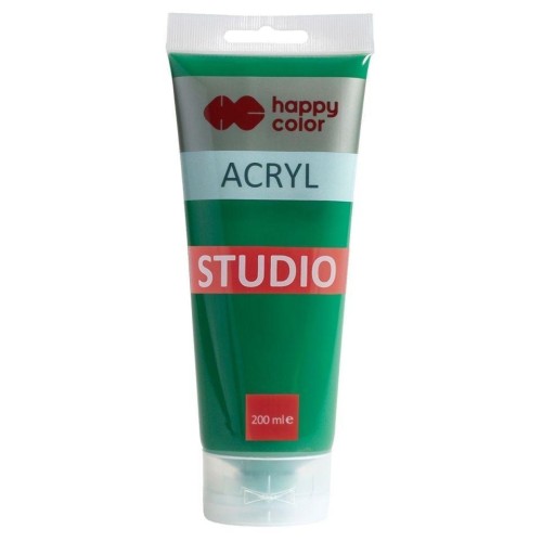 Farba akrylowa zieleń 200ml HAPPY COLOR