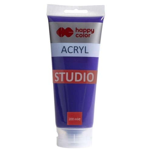 Farba akrylowa fiolet 200ml HAPPY COLOR