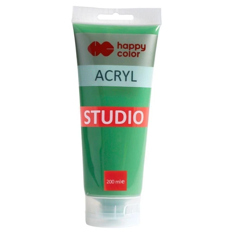 Farba akrylowa zieleń chromowa 200ml HAPPY COLOR