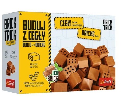 Brick Trick - Cegły połówki 40szt TREFL, Trefl