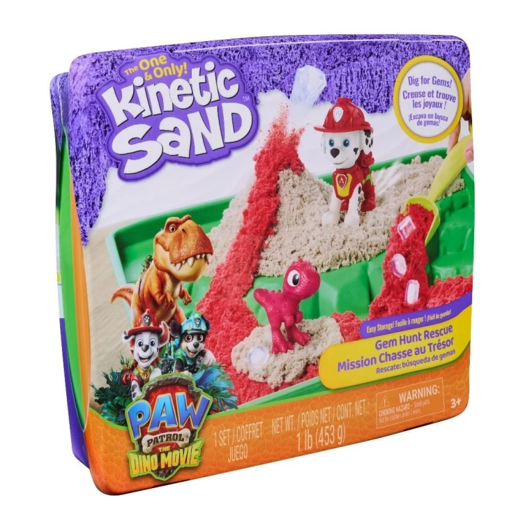 Kinetic Sand Psi Patrol i dinozaury Rex