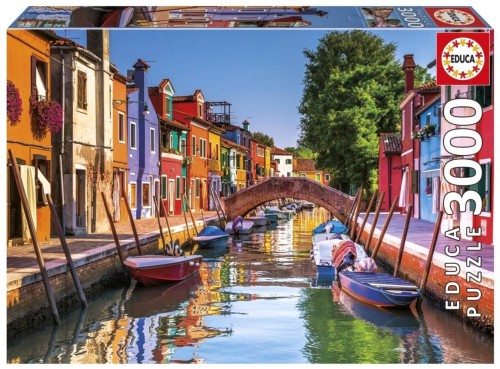 Puzzle 3000 Burano / Włochy, Educa