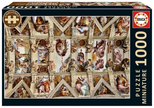 Puzzle 1000 Kaplica Sykstyńska, Michał Anioł