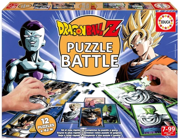 Puzzle 12 x 42 Dragon Ball Z, Educa