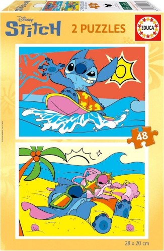 Puzzle 2x48 Stich, Educa