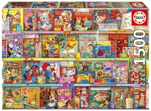 Puzzle 1500 Kolorowanki dla dzieci, Educa