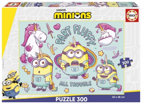 Puzzle 300 Minionki, Educa