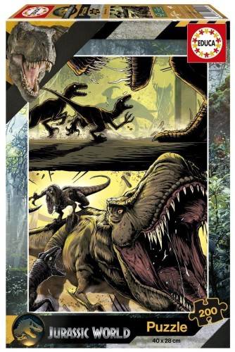 Puzzle 200 Jurassic World, Educa