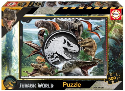 Puzzle 500 Jurassic World, Educa