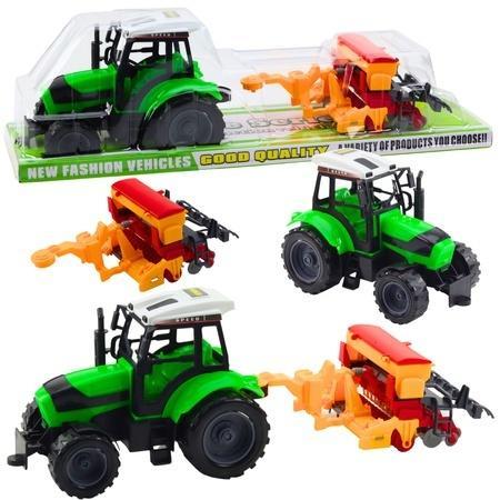 Traktor z siewnikiem, Leantoys