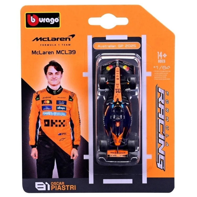 Formula (Without Helmet) - Mclaren Team Mcl39